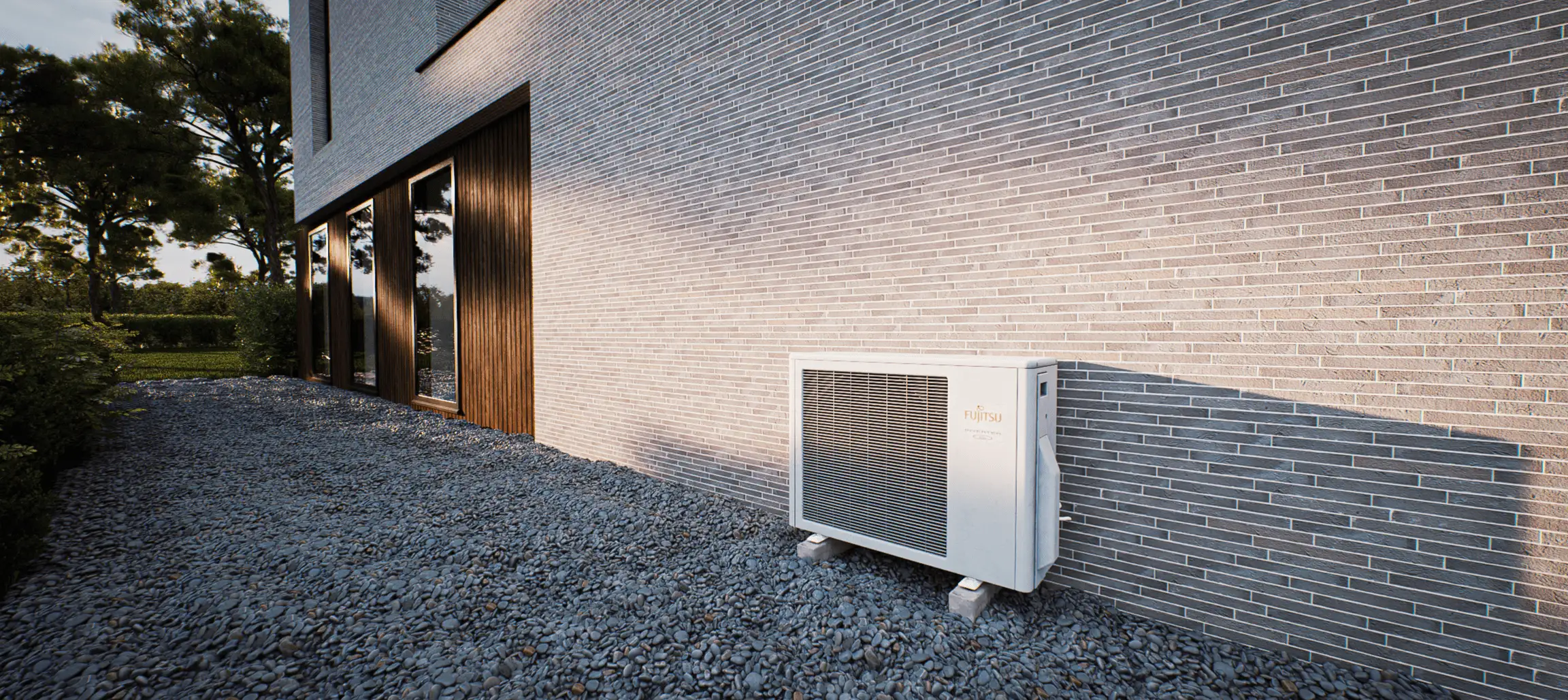 airco buitenunit zonder cover